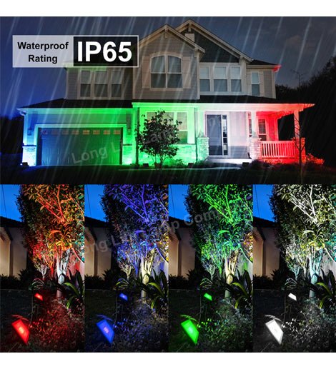 100w LED Colour Changing Floodlight IP65 RGBW FL02 - PanelHut Free Delivery on all orders