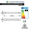 10w 2ft LED Slim Ceiling Battern IP20 6500K - PanelHut Free Delivery on all orders