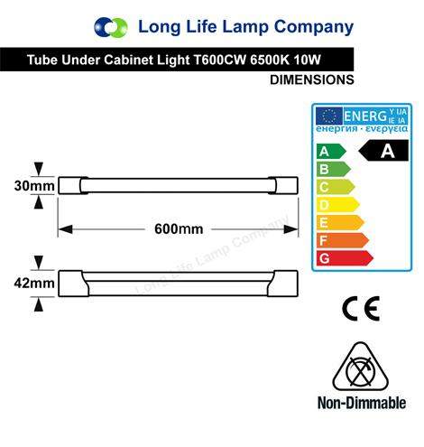 10w 2ft LED Slim Ceiling Battern IP20 6500K - PanelHut Free Delivery on all orders