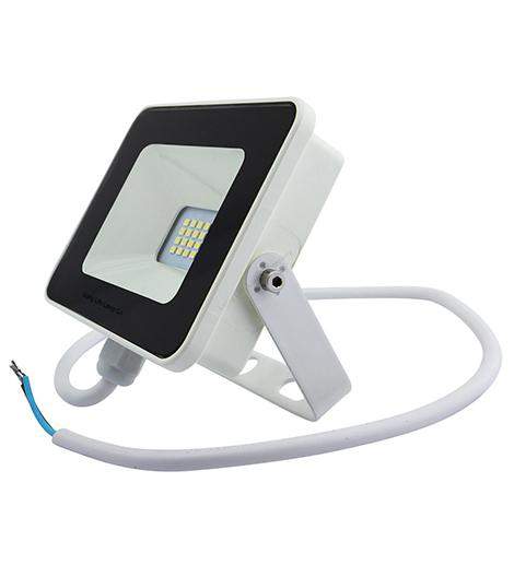 10w LED Outdoor Cool White Floodlight Waterproof White body - PanelHut Free Delivery on all orders