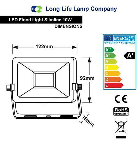 10w LED Outdoor Cool White Floodlight Waterproof White body - PanelHut Free Delivery on all orders