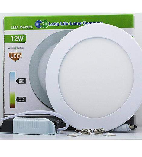 12w LED Round Ceiling Panel 6500k Cool White - PanelHut Free Delivery on all orders