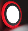 12w Recessed Ceiling LED Round Red Ring Panel 195mm - PanelHut Free Delivery on all orders