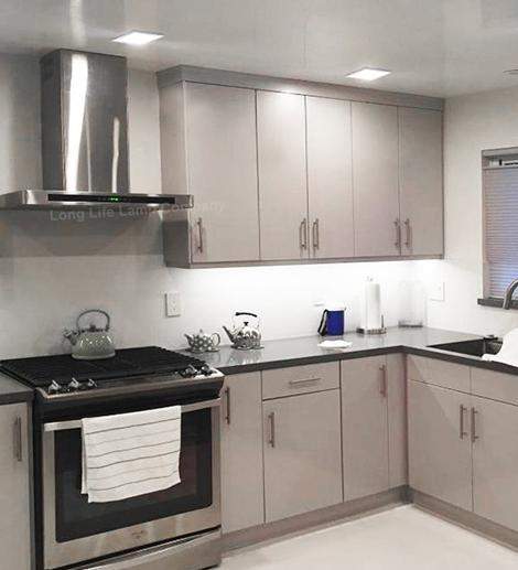Recessed LED square panel for office lighting
