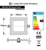 Decorative LED square panel for feature ceiling lighting
