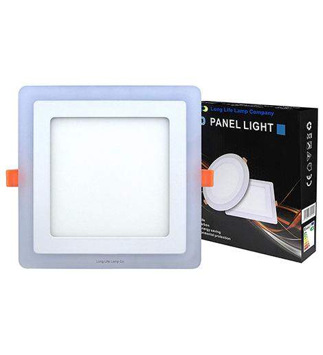 12w Recessed Ceiling LED Square Panel Dual Colour Blue and White 192 x 192 - PanelHut Free Delivery on all orders