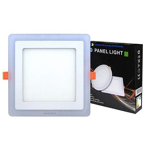 Decorative recessed square LED panel for modern interiors