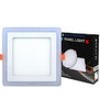 12w Recessed Ceiling LED Square Panel Dual Colour Red and White 192 x 192 - PanelHut Free Delivery on all orders