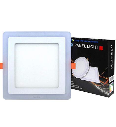 12w Recessed Ceiling LED Square Panel Dual Colour Red and White 192 x 192 - PanelHut Free Delivery on all orders