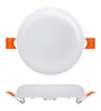 12w Round LED Panel Light Recessed with Edge Lit 6500k - PanelHut Free Delivery on all orders