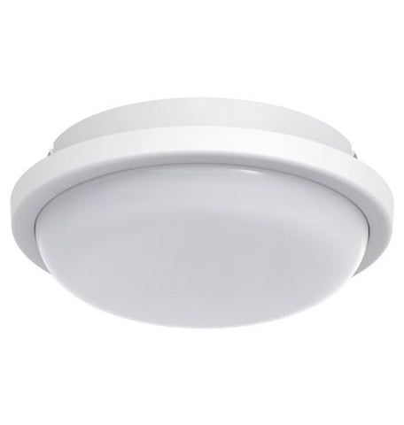 15w LED Bulkhead Round Ceiling Light Flush Mounted 6500k Cool White IP54 CW01 - PanelHut Free Delivery on all orders