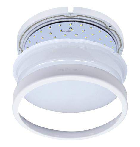 18w LED Bulkhead Ceiling Light Mounted Round Dome 6500k Cool White - PanelHut Free Delivery on all orders