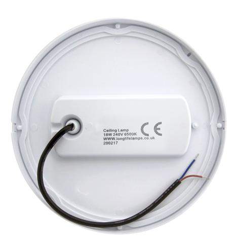 18w LED Bulkhead Ceiling Light Mounted Round Dome 6500k Cool White - PanelHut Free Delivery on all orders