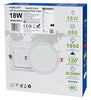 18w LED Panel Light Round Recessed Back Lit 6500k 18WSCW02 - PanelHut Free Delivery on all orders