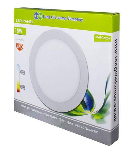 18w LED Round Ceiling Panel 3500k Warm White - PanelHut Free Delivery on all orders