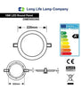 18w LED Round Ceiling Panel 3500k Warm White - PanelHut Free Delivery on all orders