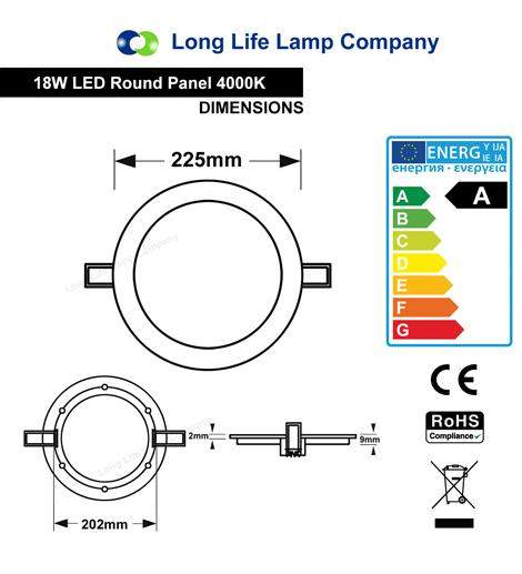 18w LED Round Ceiling Panel 4000k Cool White - PanelHut Free Delivery on all orders