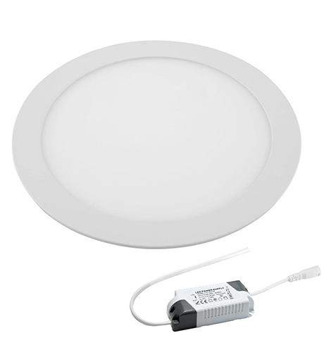 18w LED Round Recessed Ceiling Panel 6500k Cool White - PanelHut Free Delivery on all orders