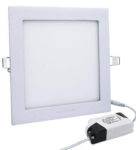 Energy-efficient recessed LED panel for homes and offices