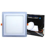 18w Recessed Ceiling LED Square Panel Dual Colour Blue and White 242 x 242 - PanelHut Free Delivery on all orders