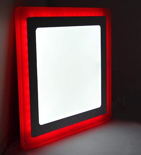 18w Recessed LED Square Panel Dual Colour Red and White 242 x 242 - PanelHut Free Delivery on all orders