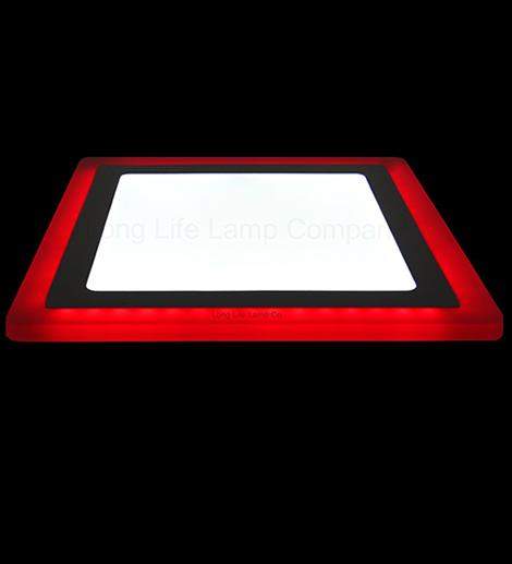 18w Recessed LED Square Panel Dual Colour Red and White 242 x 242 - PanelHut Free Delivery on all orders