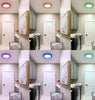 Slim circular LED ceiling panel 24W RGB ring gaming room lighting