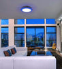 Easy-install surface mount 18W LED panel blue