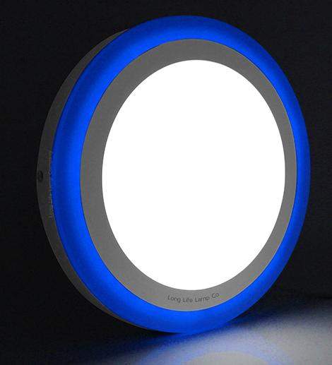Compact LED round panel for ceiling or wall installation