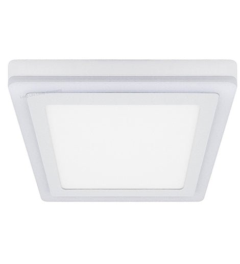 Modern blue LED ceiling panel for retail displays