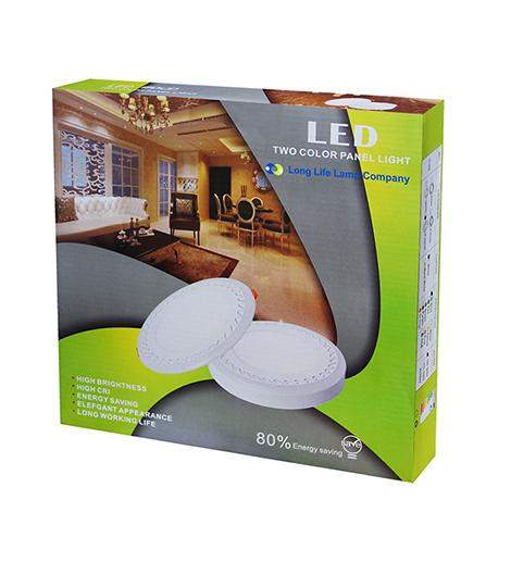18w Surface Mount Ceiling LED Square Panel Dual Colour Blue and White 245 x 245 - PanelHut Free Delivery on all orders