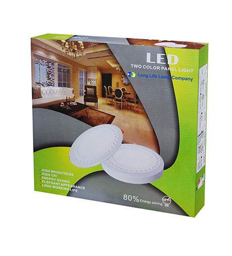 18w Surface Mount Ceiling LED Square Panel Dual Colour Red and White 245 x 245 - PanelHut Free Delivery on all orders
