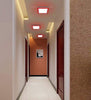 18w Surface Mount Ceiling LED Square Panel Dual Colour Red and White 245 x 245 - PanelHut Free Delivery on all orders