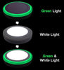 18w Surface Mount LED Round Green Ring Panel 247mm - PanelHut Free Delivery on all orders