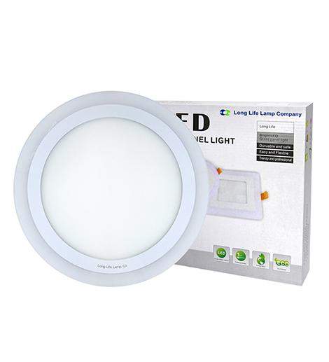 18w Surface Mount LED Round Green Ring Panel 247mm - PanelHut Free Delivery on all orders