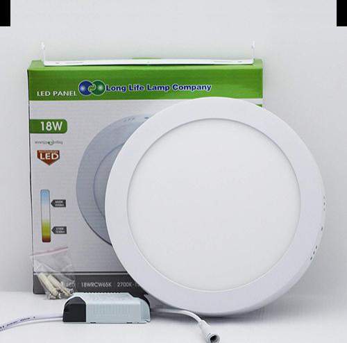 18w Surface Mount LED Round Panel 6500K Cool White 225mm - PanelHut Free Delivery on all orders