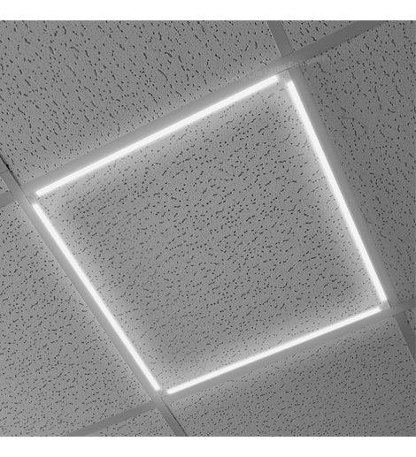 40w LED 600 x 600 Edge Lit Border Recessed Ceiling Light Cool White AP01