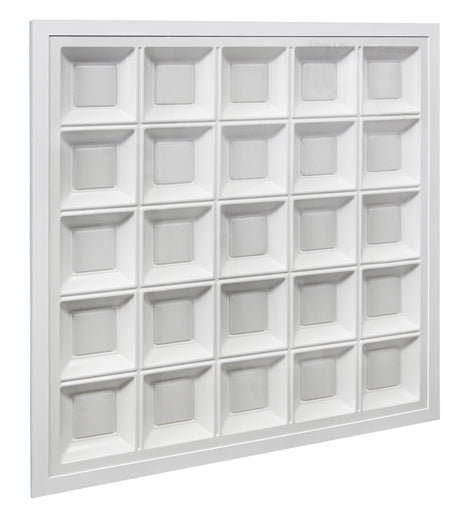 40w LED Panel 600 x 600 Recessed Ceiling Light 6500K 25 Sections Back Lit 25SP