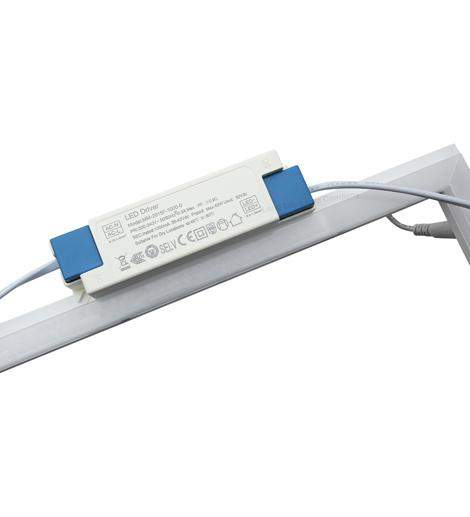 Slim recessed 600x600 LED panel lighting 2 pack