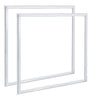 2 pack 40W LED edge-lit recessed panels 600x600