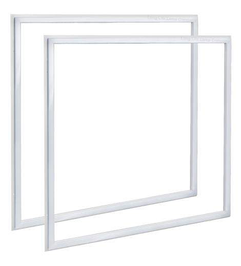 2 pack 40W LED edge-lit recessed panels 600x600