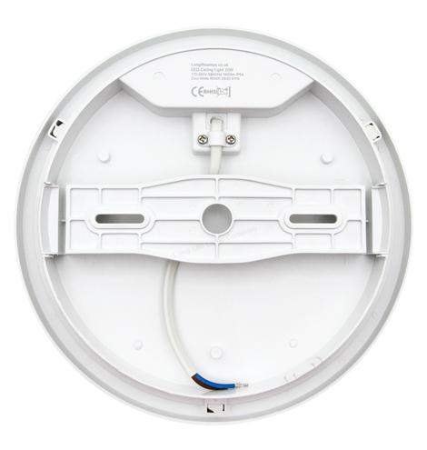 20w LED Bulkhead Round Ceiling Light Flush Mounted 6500k Cool White IP54 CW02 - PanelHut Free Delivery on all orders