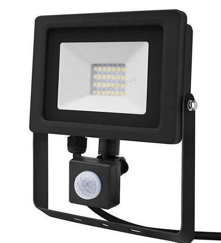 20w Outdoor LED PIR Floodlight IP65 Waterproof Cool White 6000k - PanelHut Free Delivery on all orders