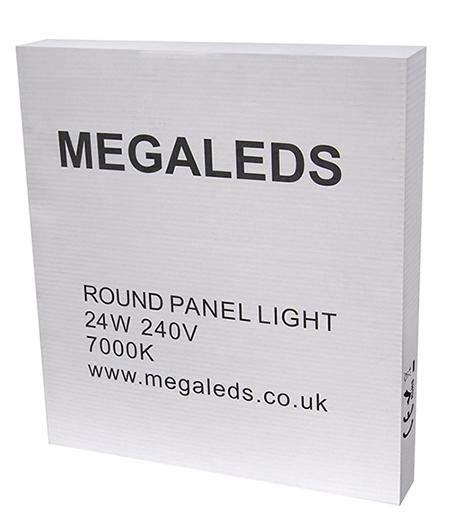 24w LED Round Recessed Ceiling Light Panel 6500K Cool White - PanelHut Free Delivery on all orders