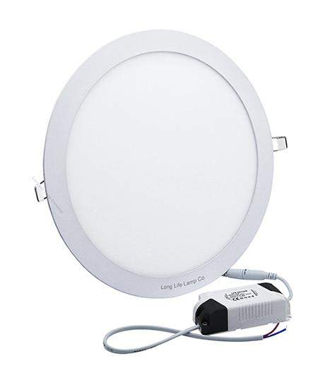 24w LED Round Recessed Ceiling Light Panel 6500K Cool White - PanelHut Free Delivery on all orders