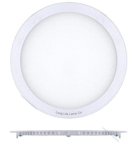 24w LED Round Recessed Ceiling Light Panel 6500K Cool White - PanelHut Free Delivery on all orders