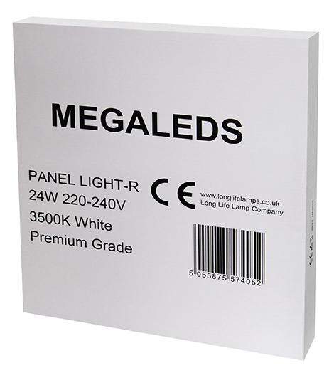 24w Recessed Ceiling LED Round Panel 3500K Warm White 300mm - PanelHut Free Delivery on all orders