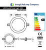 24w Recessed Ceiling LED Round Panel 3500K Warm White 300mm - PanelHut Free Delivery on all orders