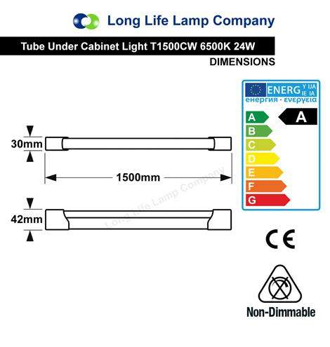 5ft LED tube light replacement batten 24W cool white ceiling fitting