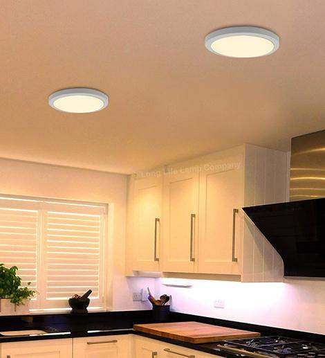 24w Surface Mount LED Round Panel 3500K Warm White - PanelHut Free Delivery on all orders